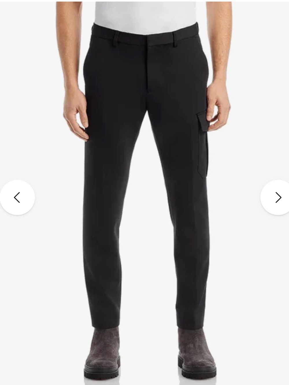 ATM Anthony Thomas Melillo Black Slim Cargo Pants